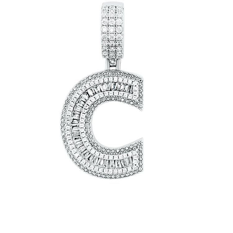 Sterling Silver 925 With Cubic Zirconia Pendants Charms