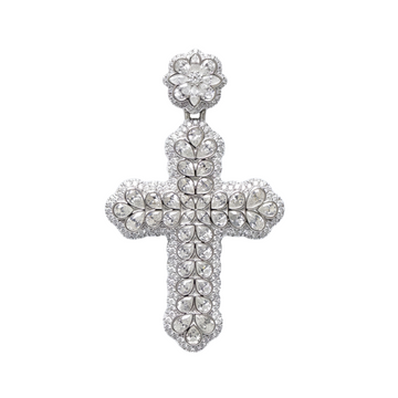 Floral Cross Pendant