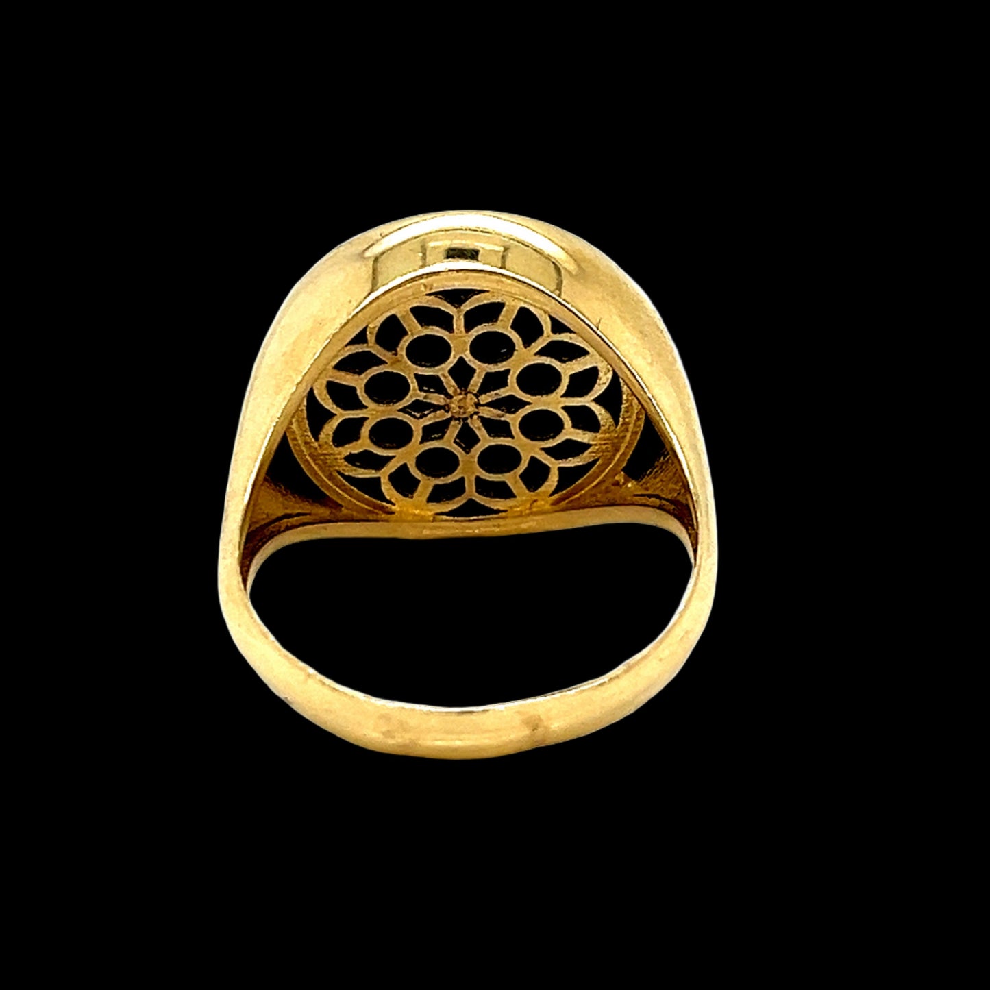 טבעת נשר 14K זהב רגיל