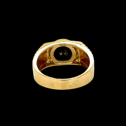 טבעת צלב רגילה זהב 14K