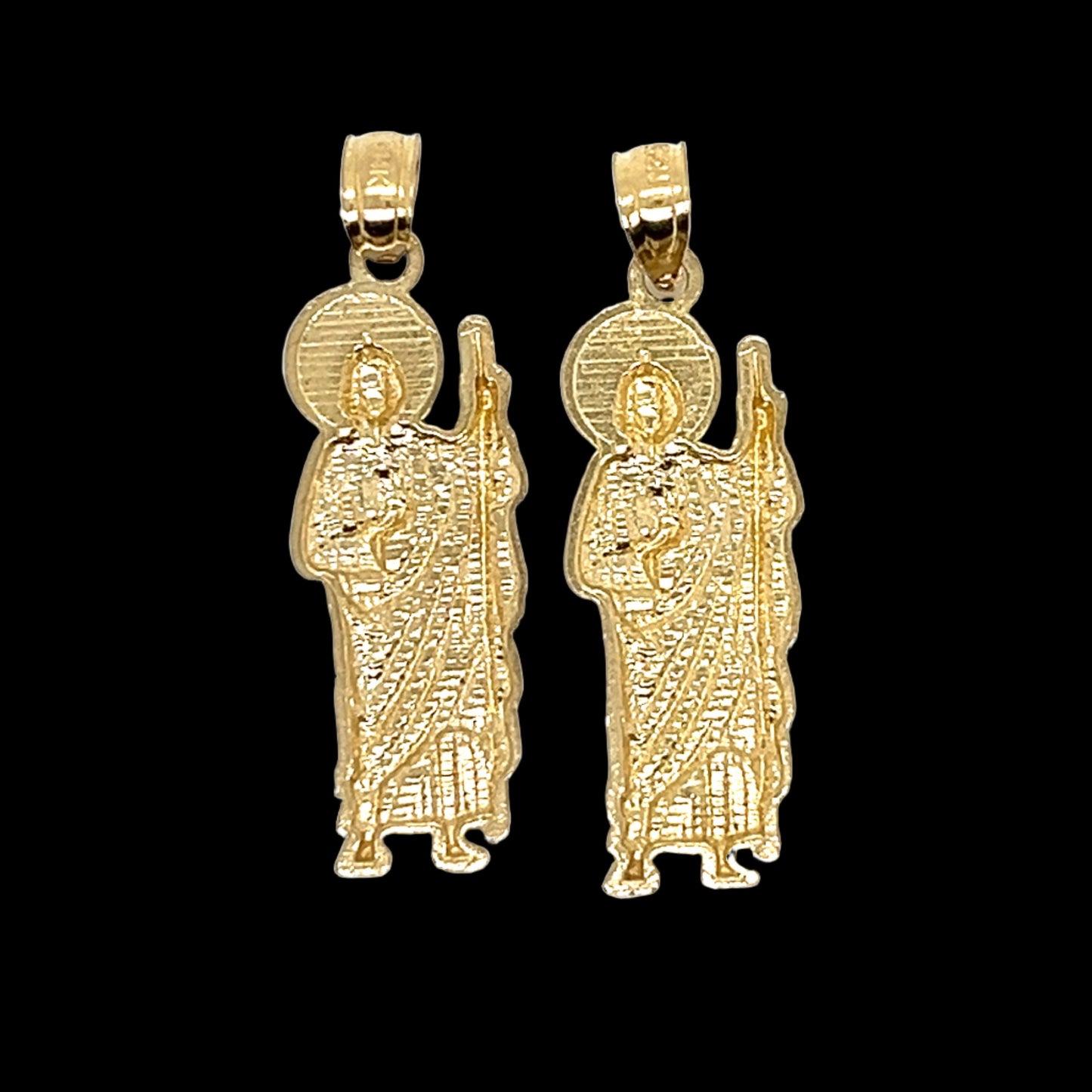 14K Gold San Judas Pendant