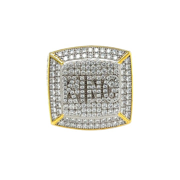 Regal Fine Sterling Statement Dazzling King Ring