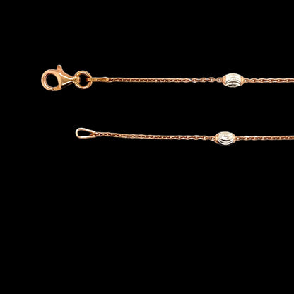 Elegant Rose Gold Necklace