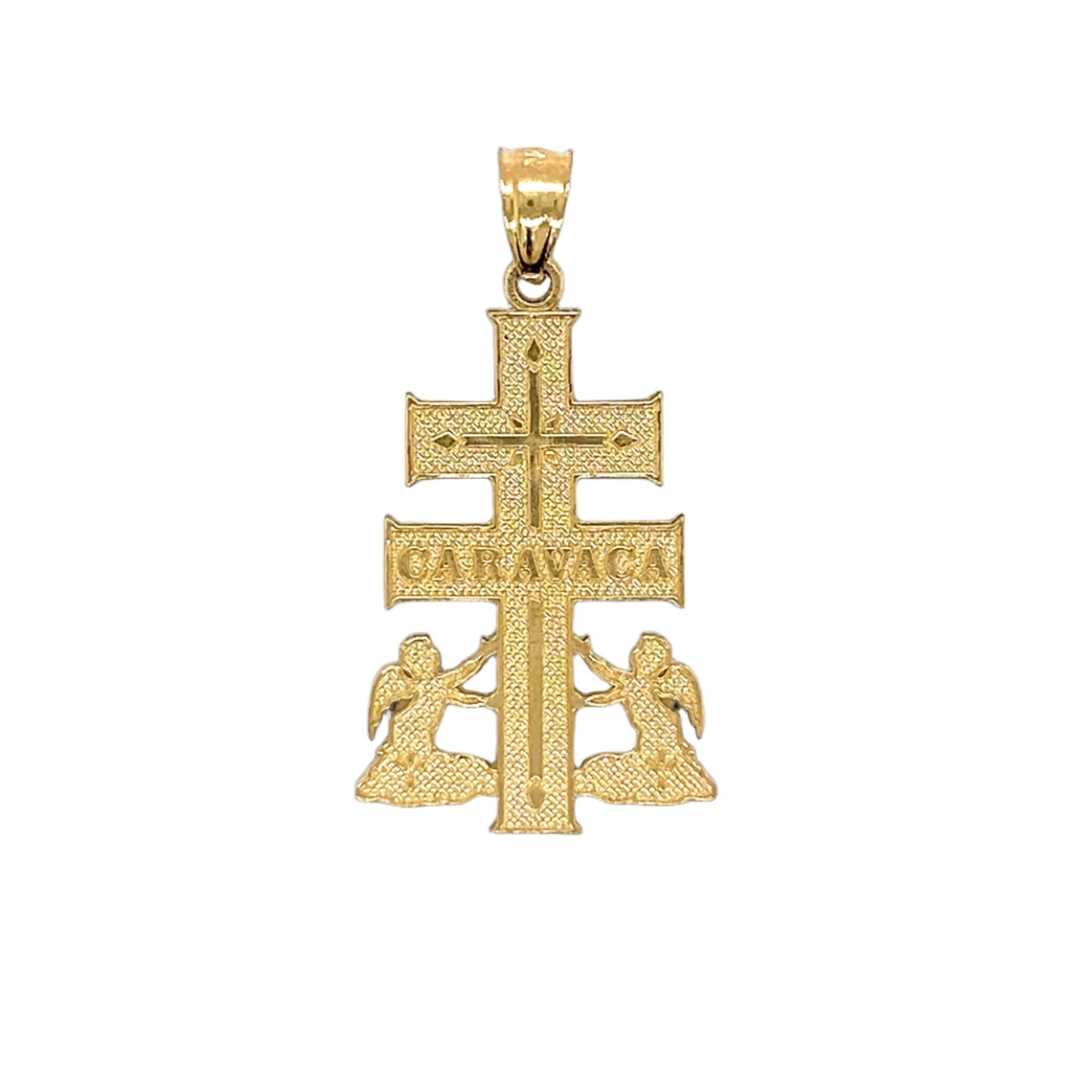 14K Gold Elegant "Caravaca" Pendant