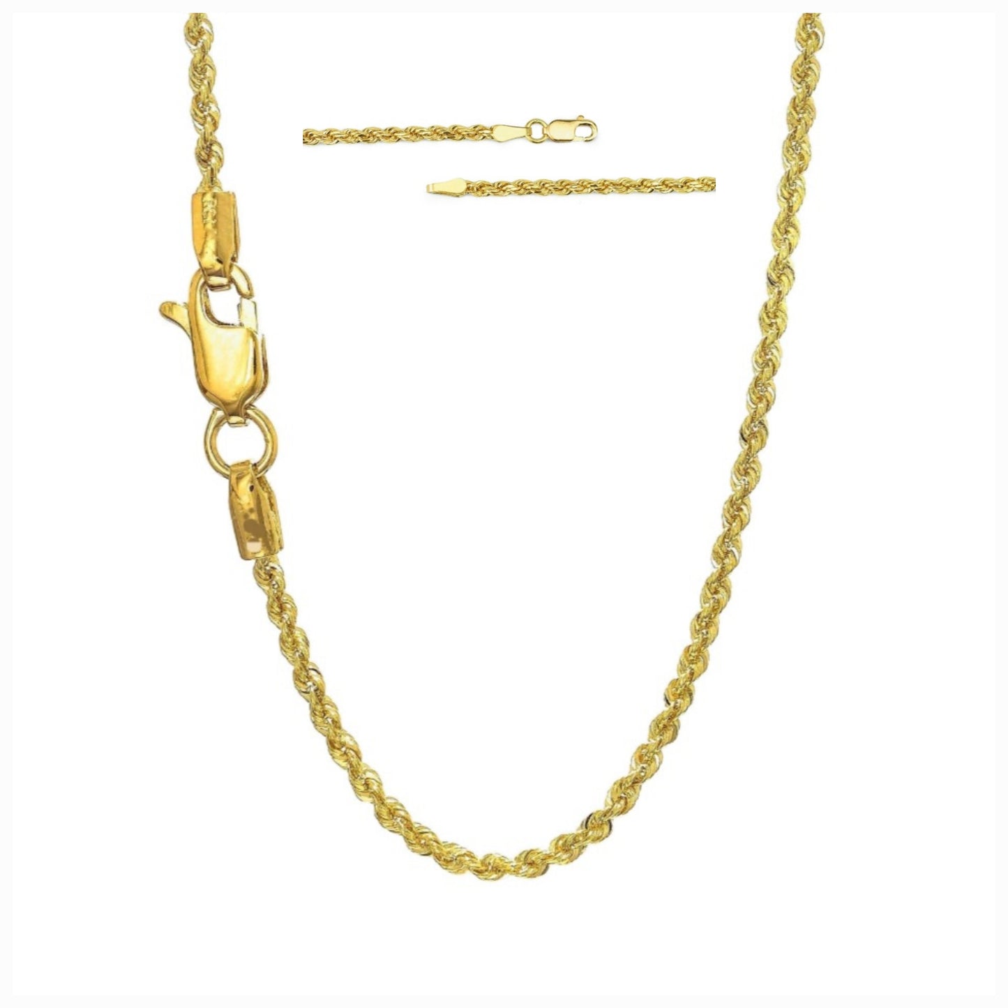 14K Gold Rope Chain