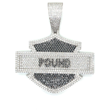 Custom Iced “POUND” Pendant