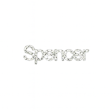 Custom Diamond-Cut Script Nameplate Necklace