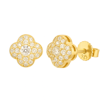 Timeless Bloom Pavé Studs