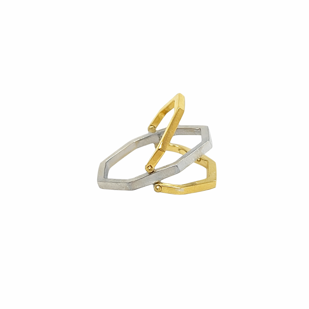 Flipping Elegant Two Toned Ring
