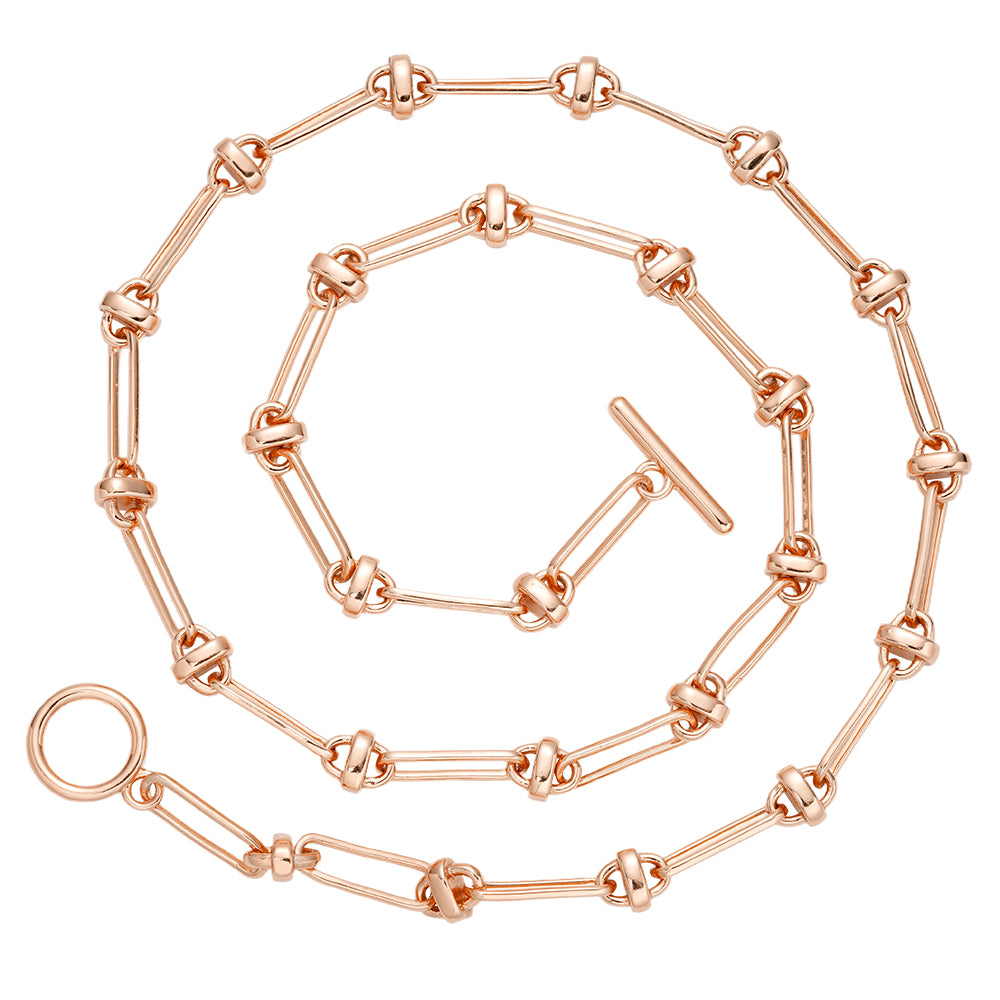 Sterling Silver Knot Chain Necklace Multiple Lengths