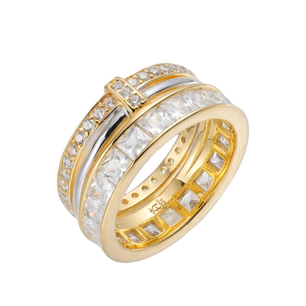 Stacked Queen Custom Eternity Design Ring