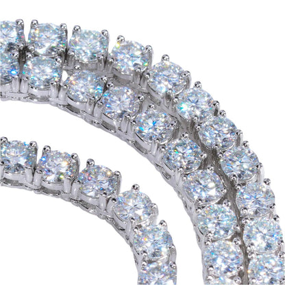 2MM Iced Out Tennis 7.5" Moissanite Bracelet -  M302049