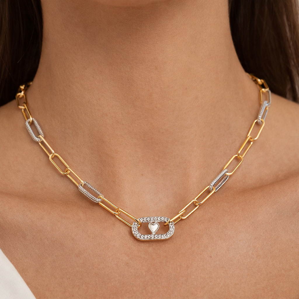 Floating Heart Necklace