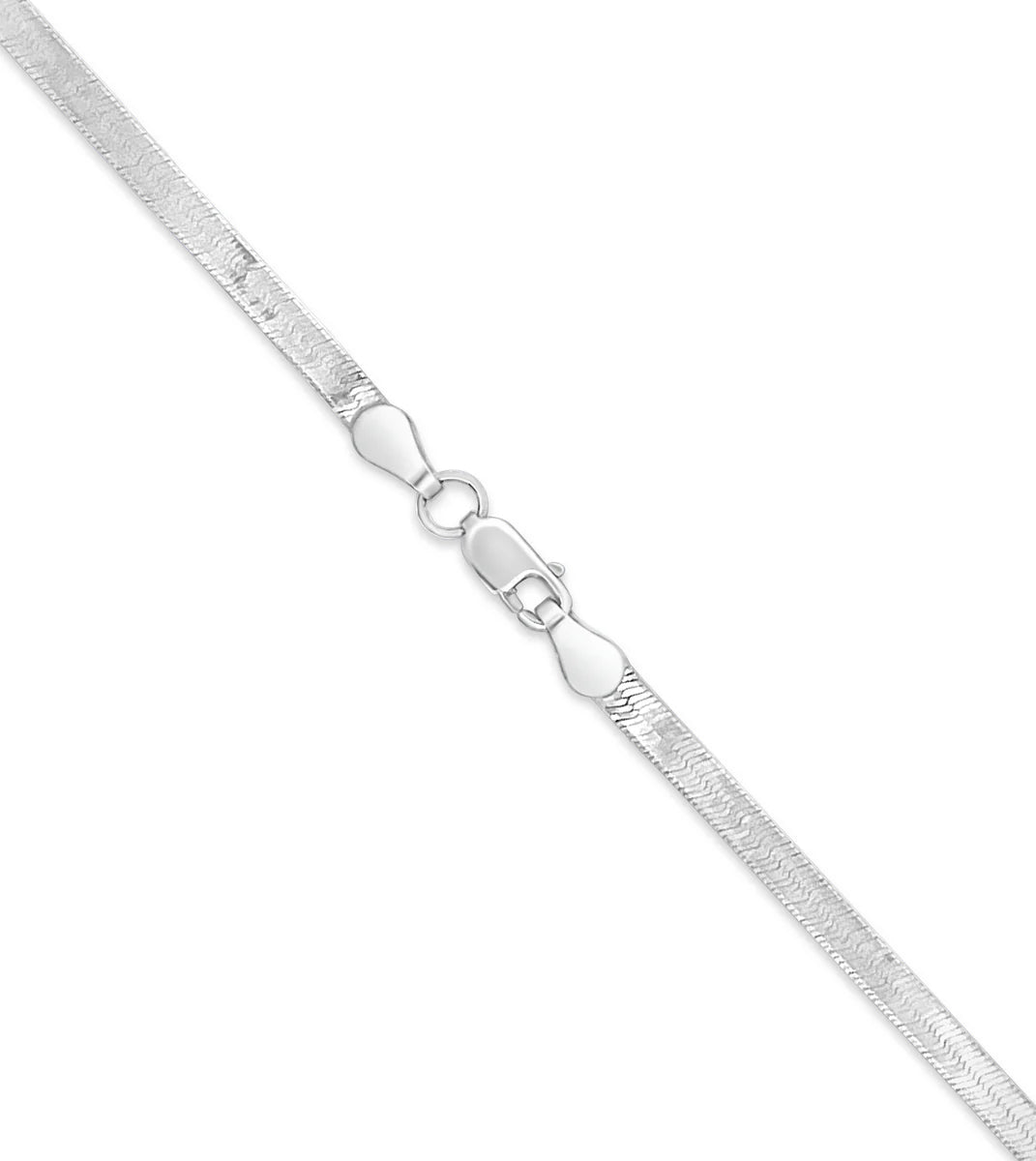 Sterling Silver Herringbone Necklace