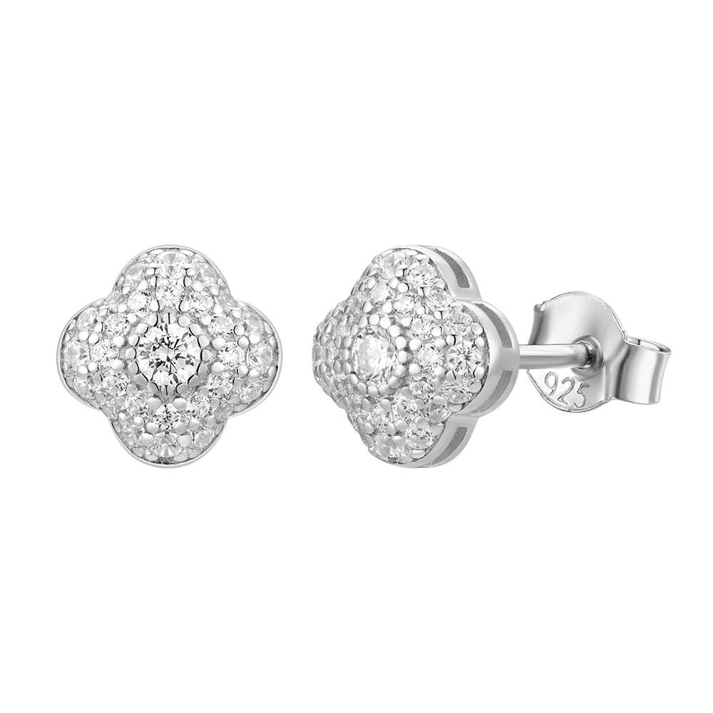 Timeless Bloom Pavé Studs