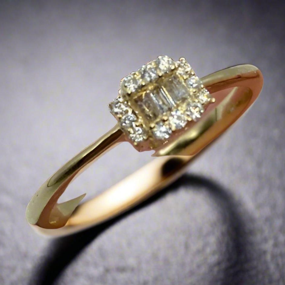 14k Baguette Diamond Ring RG2310