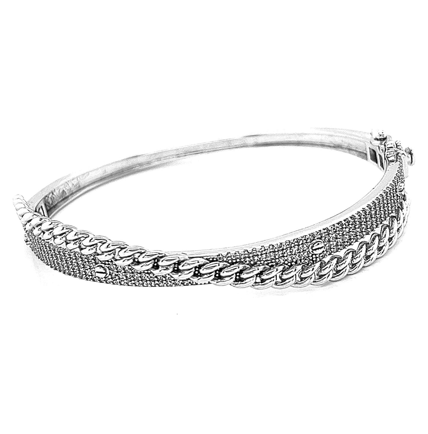 Brazalete de Plata 925 de Dos Capas