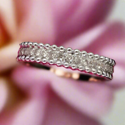 Elegant 14k Eternity Diamond Band SR26193