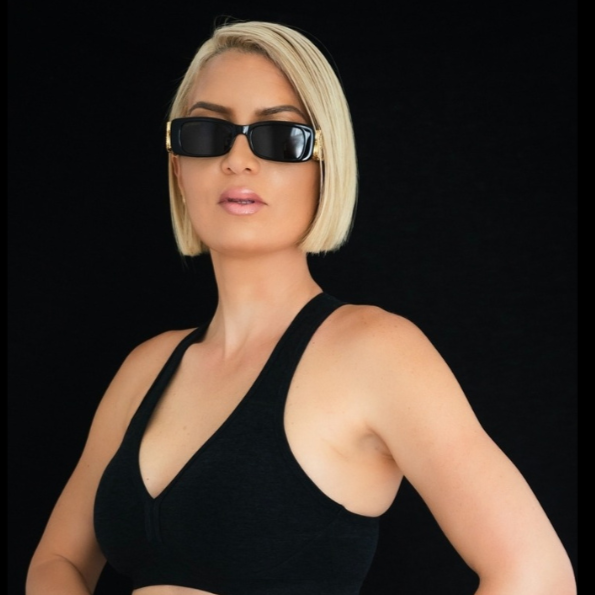 Iced Black Luxe Sunglasses