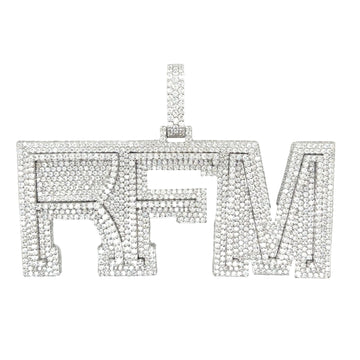 Moissanite "RFM" Pendant Iced Out Custom Pendant