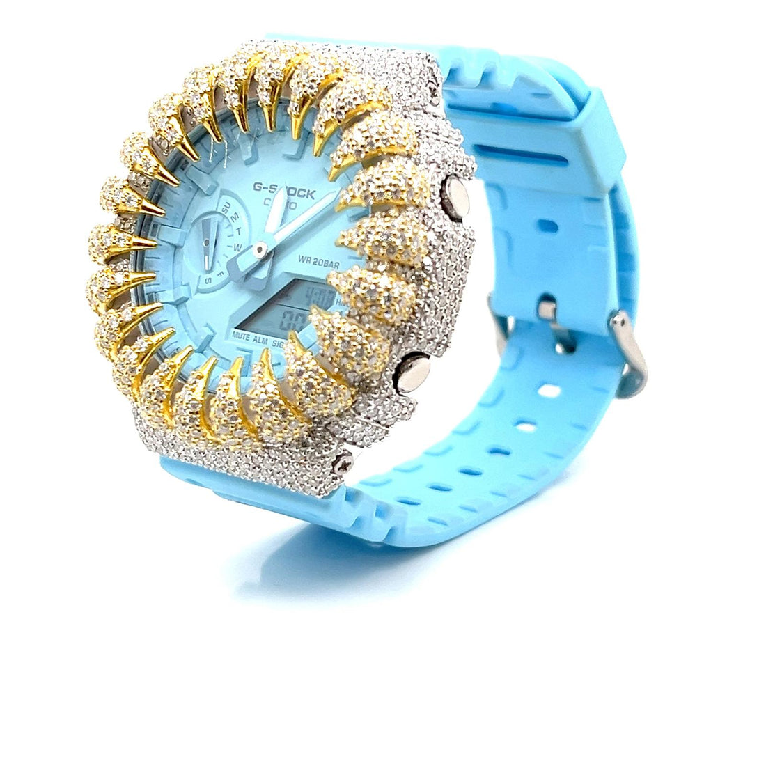 Original Luxury Moissanite Watch - Aqua Ice Edition