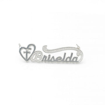 Custom Sterling Silver Personalized Name Pendant