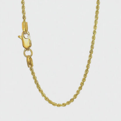 14K Gold Rope Chain