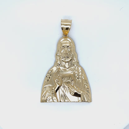 Colgante de Jesús de oro de 14 quilates