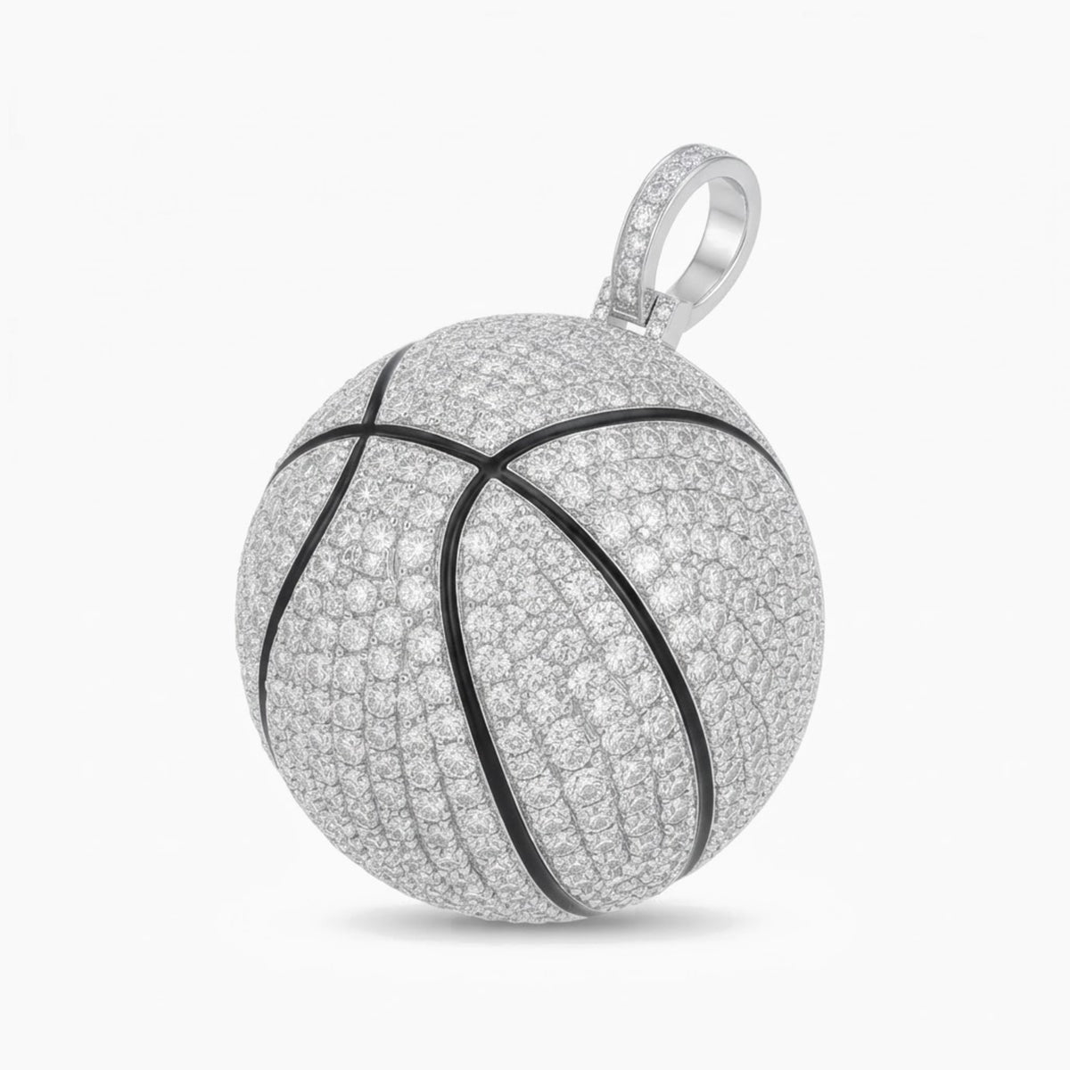 The MVP Pendant at an angle showing its full 3D shape