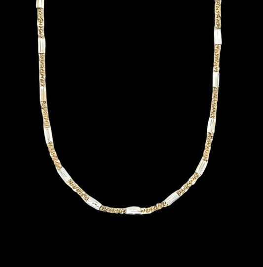 Italy Twister Bar Necklace