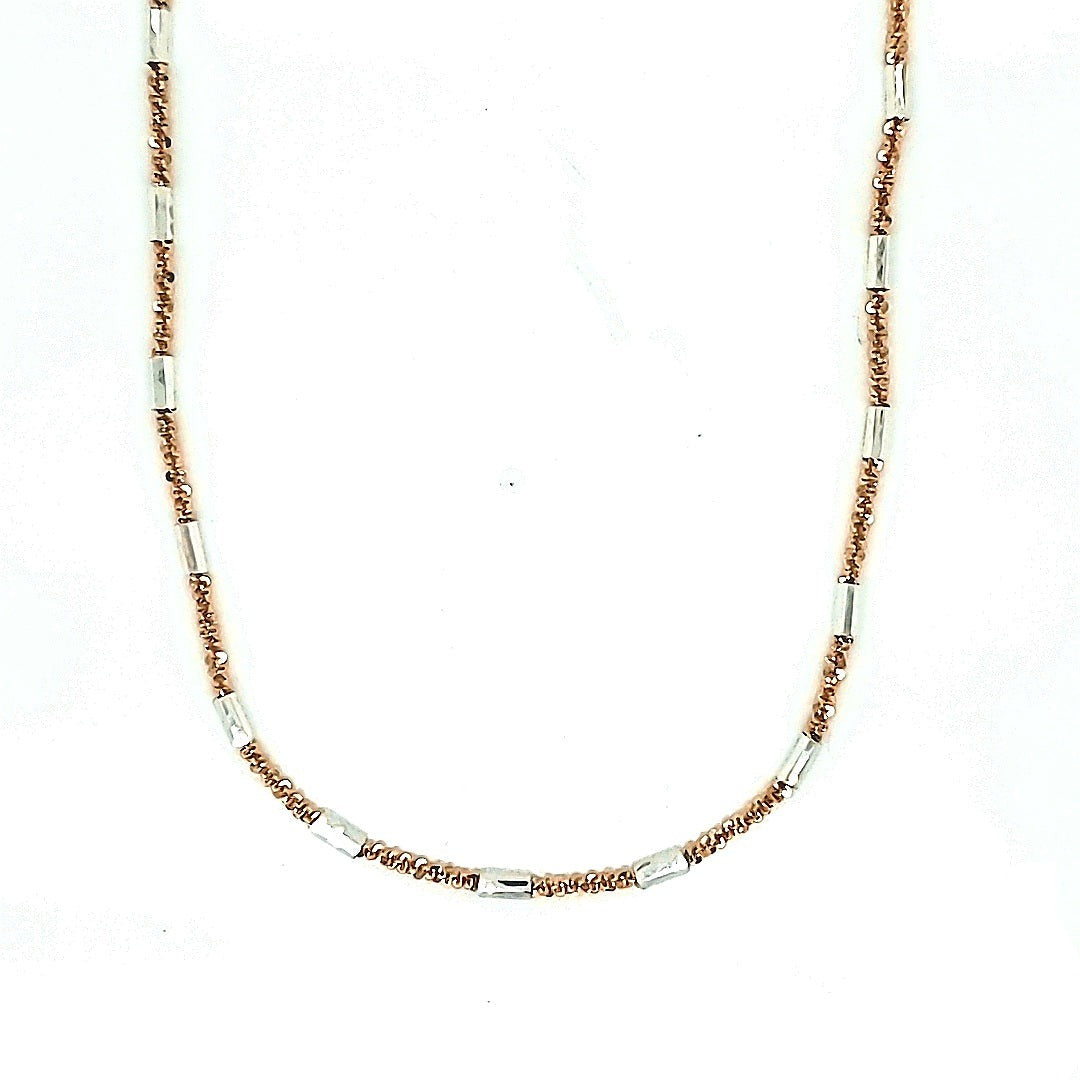 Italy Twister Bar Necklace