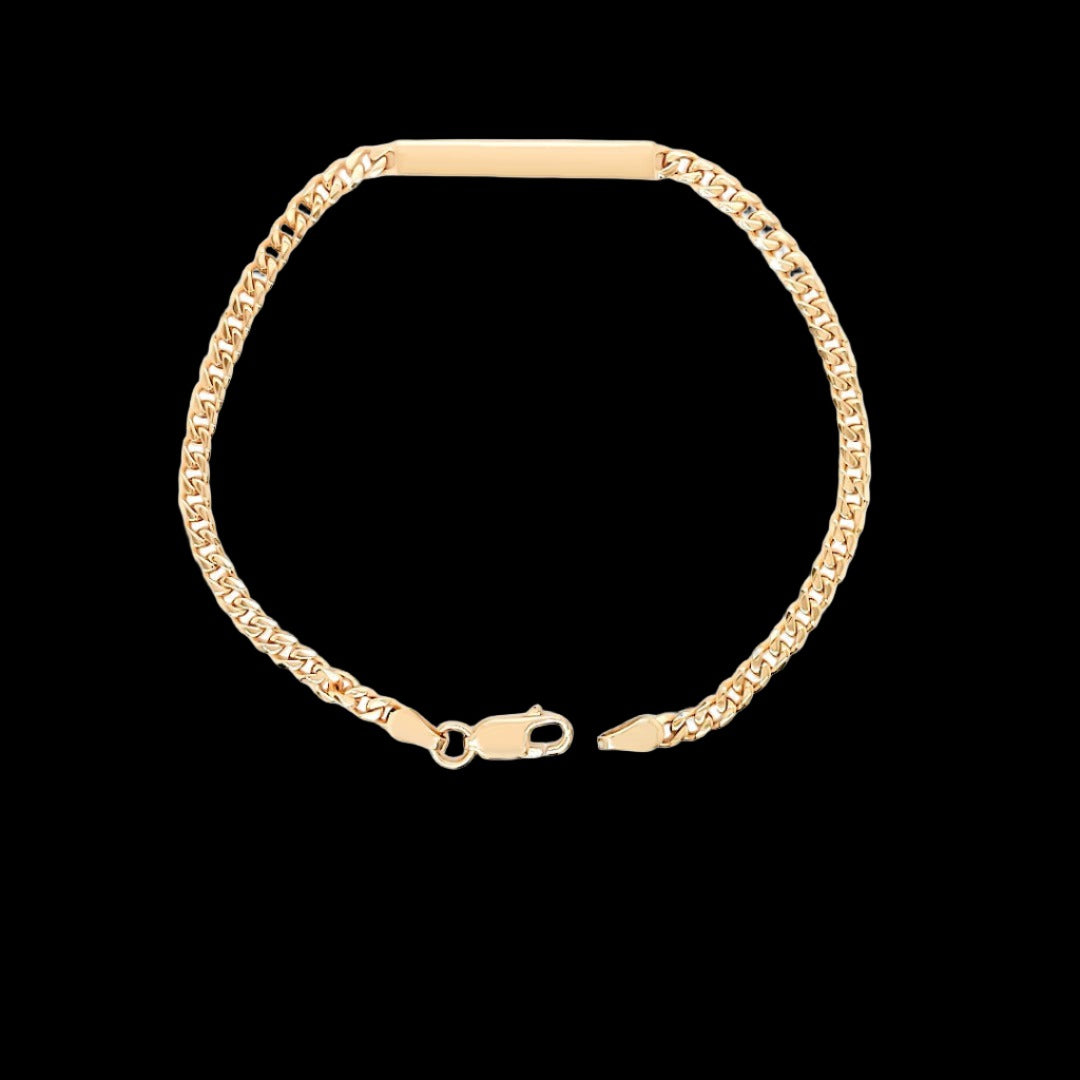 14K Gold Finish Bracelet BG3214